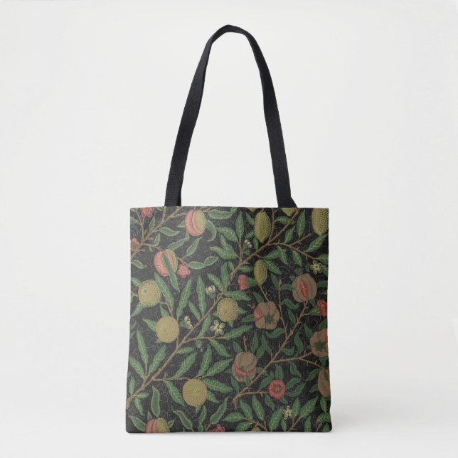 William Morris Pomegranate Classic Fruit Tote Bag (Front)