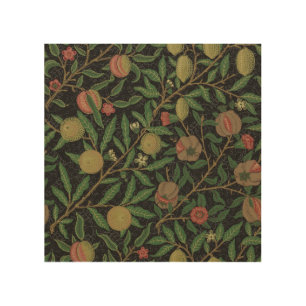 William Morris Pomegranate Classic Fruit Wood Wall Art
