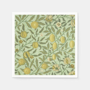 William Morris Pomegranate Fruit Design Paper Napkins