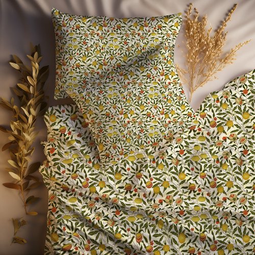 William Morris Pomegranate Lemons Vintage Pattern Duvet Cover