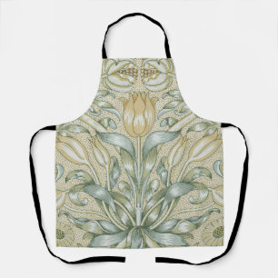 William Morris Pomegranate Pattern Antique Lily  Apron