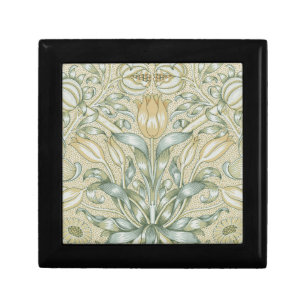 William Morris Pomegranate Pattern Antique Lily  Gift Box