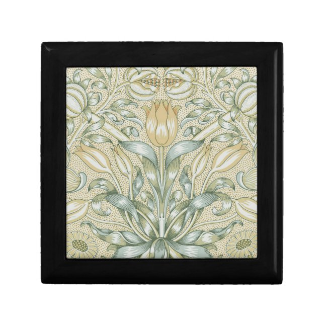 William Morris Pomegranate Pattern Antique Lily  Gift Box (Front)