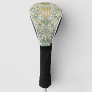 William Morris Pomegranate Pattern Antique Lily  Golf Head Cover
