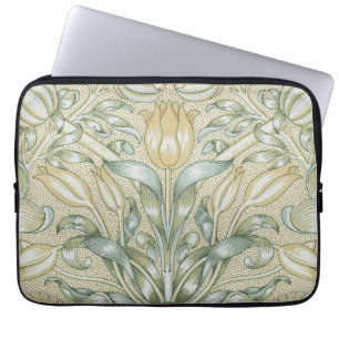 William Morris Pomegranate Pattern Antique Lily Laptop Sleeve