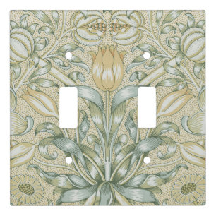 William Morris Pomegranate Pattern Antique Lily  Light Switch Cover