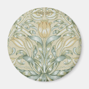 William Morris Pomegranate Pattern Antique Lily  Magnet