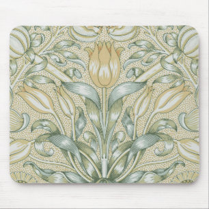 William Morris Pomegranate Pattern Antique Lily Mouse Pad