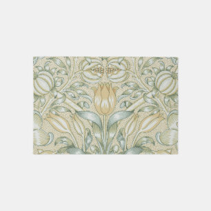 William Morris Pomegranate Pattern Antique Lily Outdoor Rug