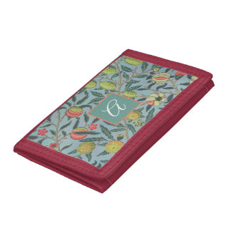 William Morris POMEGRANATE PATTERN Tri-fold Wallet