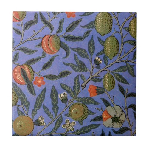 William Morris Pomegranate Wallpaper Ceramic Tile