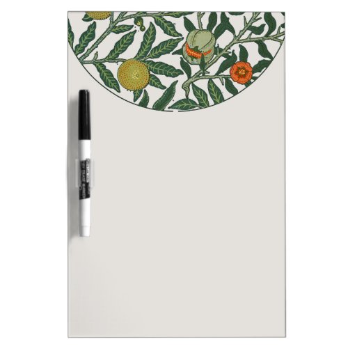 William Morris Pomegranate Wallpaper Dry_Erase Board