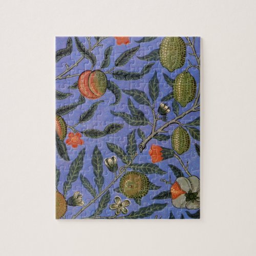 William Morris Pomegranate Wallpaper Jigsaw Puzzle