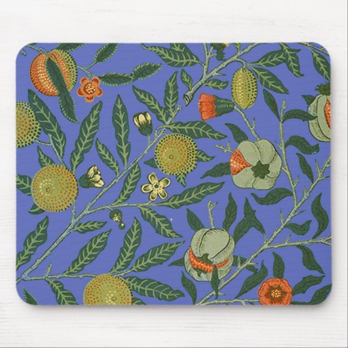 William Morris Pomegranate Wallpaper Mouse Pad