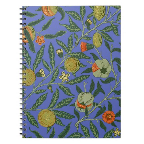 William Morris Pomegranate Wallpaper Notebook
