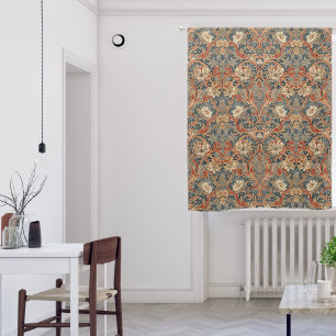 William Morris Poppies Floral Art Nouveau Pattern Blackout Curtains