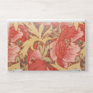 William Morris Poppies Floral Art Nouveau Pattern HP Laptop Skin