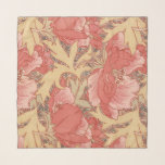 William Morris Poppies Floral Art Nouveau Pattern Scarf<br><div class="desc">Poppies Floral Art Nouveau Pattern Watercolor Painting inspired by William Morris.</div>