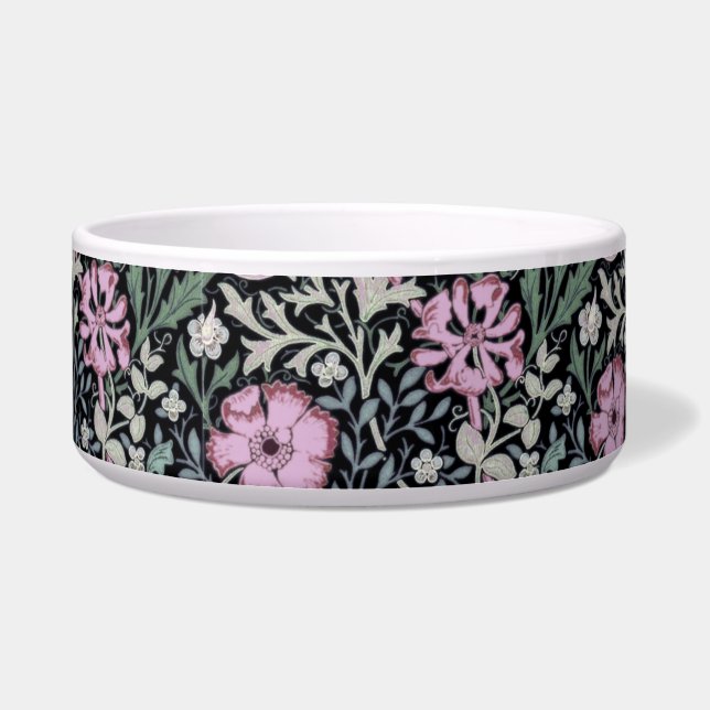 William Morris Poppy Botanical Victorian Wallpaper Bowl (Front)