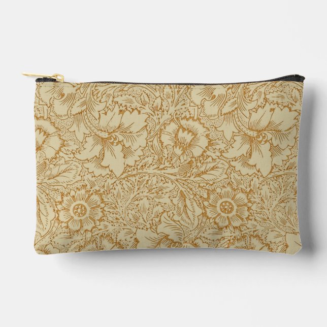 William Morris Poppy Floral Wallpaper Accessory Pouch (Front)