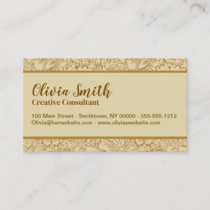 William Morris Poppy Floral Wallpaper Business Card