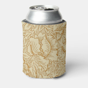 William Morris Poppy Floral Wallpaper Can Cooler