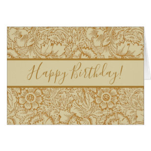 William Morris Poppy Floral Wallpaper Cards