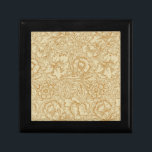 William Morris Poppy Floral Wallpaper Gift Box<br><div class="desc">William Morris Poppy Pattern (1881). This image is based on the antique William Morris Poppy Pattern,  a Victorian wallpaper and fabric design by William Morris showing an antique damask floral flower vine pattern.</div>