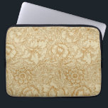 William Morris Poppy Floral Wallpaper Laptop Sleeve<br><div class="desc">William Morris Poppy Pattern (1881). This image is based on the antique William Morris Poppy Pattern,  a Victorian wallpaper and fabric design by William Morris showing an antique damask floral flower vine pattern.</div>
