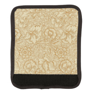 William Morris Poppy Floral Wallpaper Luggage Handle Wrap