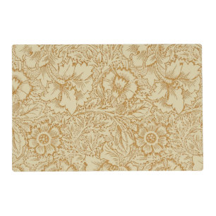 William Morris Poppy Floral Wallpaper Placemat