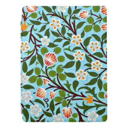 William Morris popular pattern Clover turquoise iPad Pro Cover