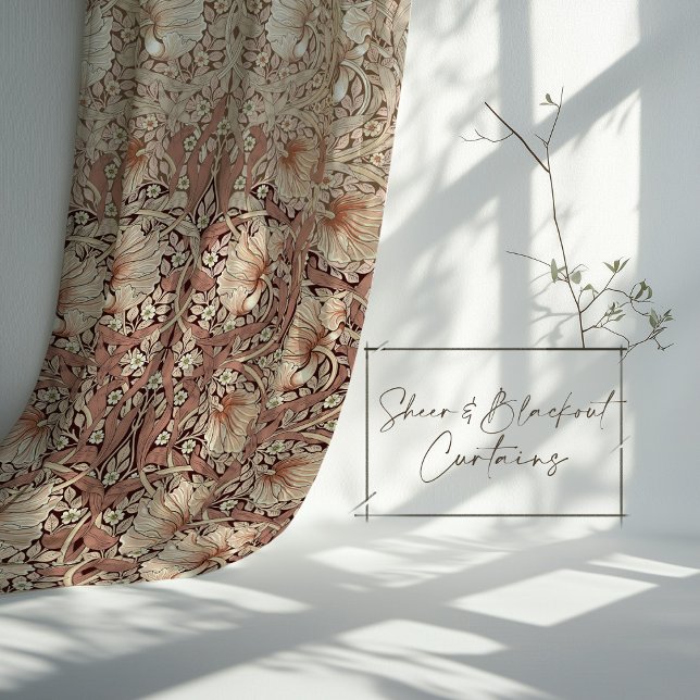 William Morris Primrose Pimpernel Two-Tone Sheer Curtains (Creator Uploaded)
