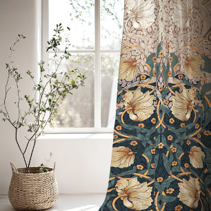William Morris Primrose Pimpernel Two-Tone Sheer Curtains