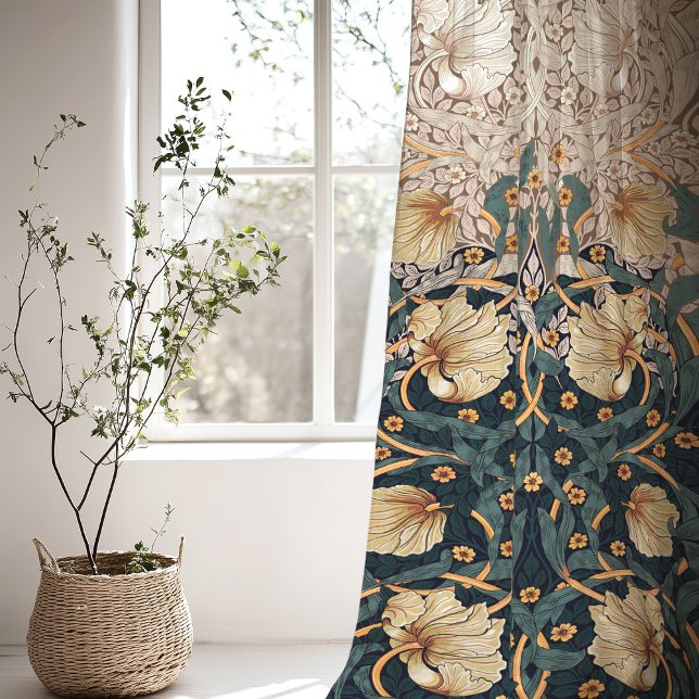 William Morris Primrose Pimpernel Two-Tone Sheer Curtains (Creator Uploaded)