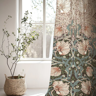 William Morris Primrose Pimpernel Two-Tone Sheer Curtains