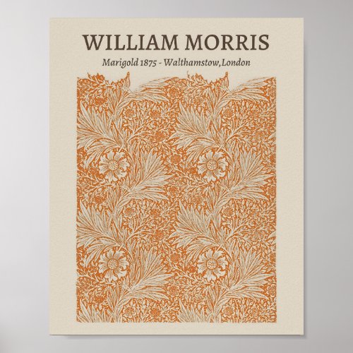 WILLIAM MORRIS Print Victoria and Albert Museum  Poster