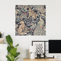 William Morris Rabbit, Peacock and Fox