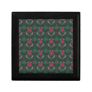 William Morris Reindeer Christmas Damask Gift Box