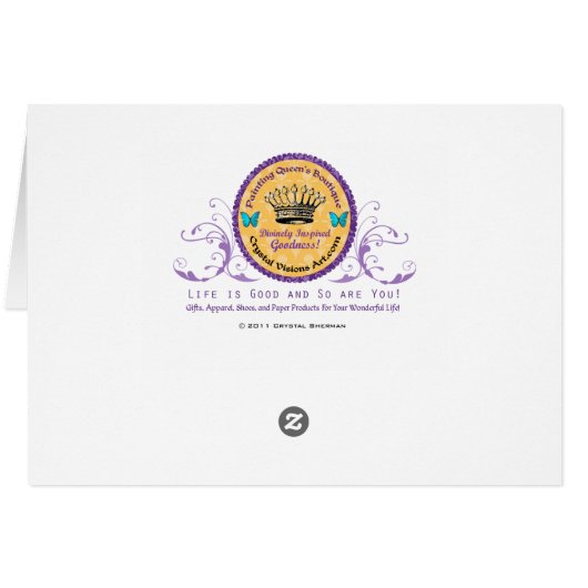 William Morris Renaissance Card (Back Horizontal)