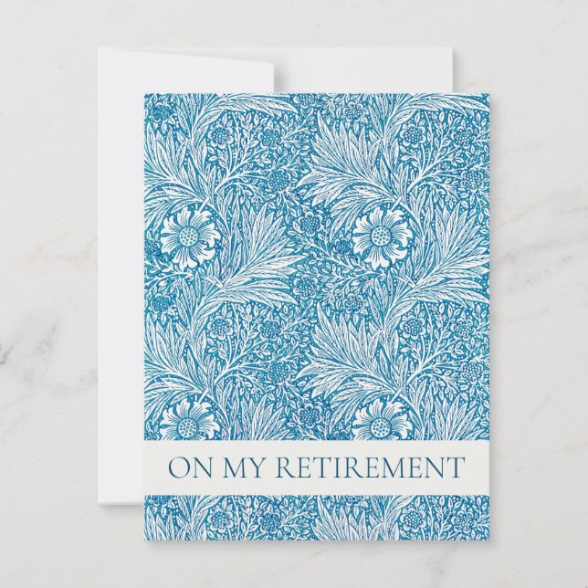 WILLIAM MORRIS RETIREMENT PARTY INVITATION (Front)