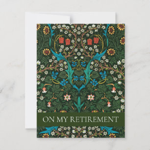 WILLIAM MORRIS RETIREMENT PARTY INVITATION