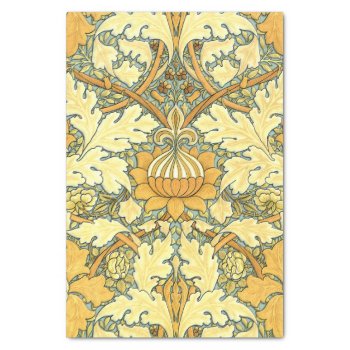 William Morris Rich Floral Vintage Pattern Tissue Paper by YANKAdesigns at Zazzle