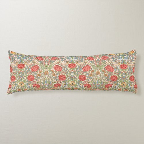 William Morris Rose Body Pillow