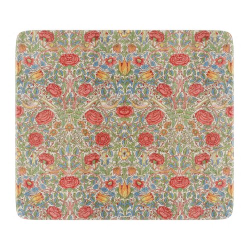 William Morris Rose Cutting Board