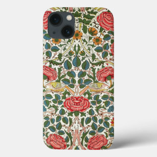 William Morris Rose Design Floral Vintage Fine Art iPhone 13 Case