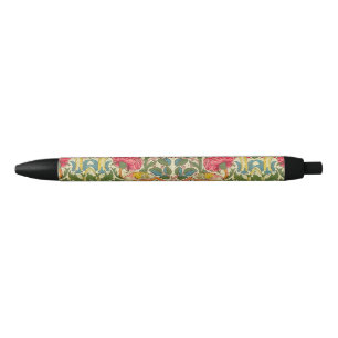 William Morris Rose Floral Chintz Pink Pen