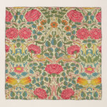 William Morris Rose Floral Chintz Pink Scarf<br><div class="desc">William Morris Rose - This beautiful antique flower pattern is the William Morris Rose pattern, a vintage wallpaper pattern from the 1800s.</div>