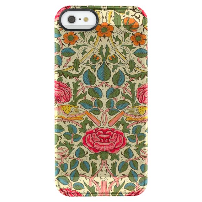William Morris Rose Floral Chintz Pink Uncommon iPhone Case (Back)