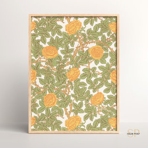 William Morris Rose Floral Home Decor Vintage Desi